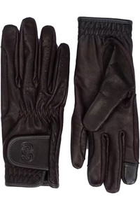 2023 PS Of Sweden Leather Riding Gloves 2306-003 - Coffee
